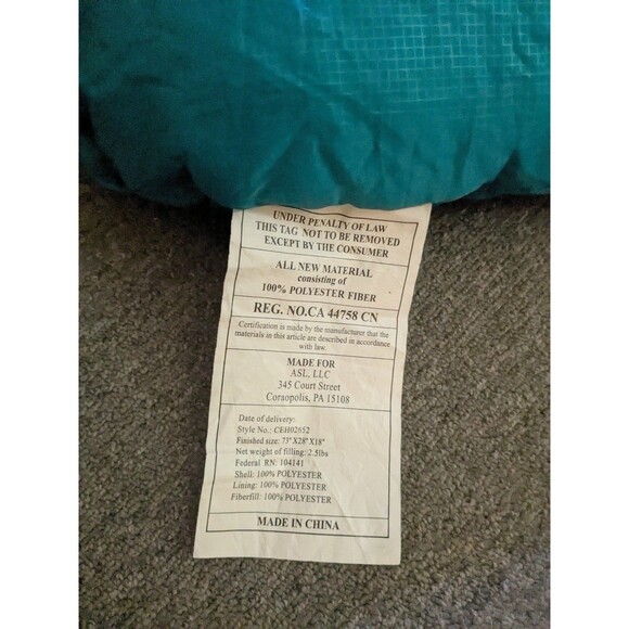 Quest Cypress Youth Hybrid Mummy Bag 30 without sack - Picture 5 of 7